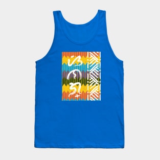 Baybayin word Sinag (Ray of Light) Tank Top